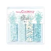 SCRAPCOOKING Décoration Comestible|4 Décors en Sucre Blue Mix 64 g