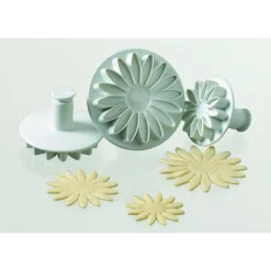 MALLARD FERRIERE Emporte Pièce - Découpoir Pâtisserie|3 Emporte-Pièces Tournesol à Poussoir