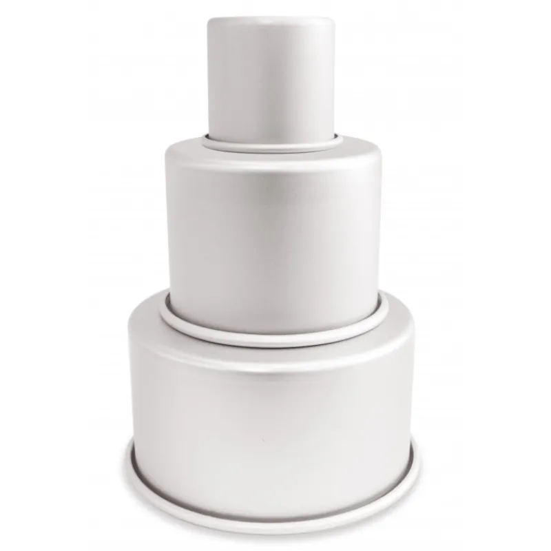 SCRAPCOOKING Moules À Gâteaux|3 Moules Pièce Montée Aluminium