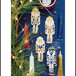 SCRAPCOOKING Nappages Et Glaçages|4 Stylos Glaçage Pailletés Noir Rouge Argenté Doré