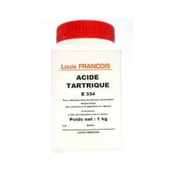 LOUIS FRANCOIS Additifs Alimentaires|Acide Tartrique 1 kg E334