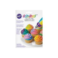 WILTON Douilles Pâtisserie|Adaptateur 3 couleurs ColorSwirl