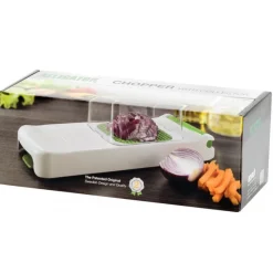 TELLIER Coupe Légumes|Alligator Blanc grille 6mm avec bac