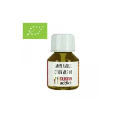 CUISINEADDICT Produits Bio|Arômes Alimentaires|Arôme Alimentaire Bio Citron Vert 58 ml