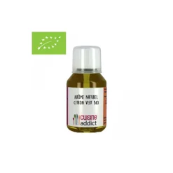 CUISINEADDICT Produits Bio|Arômes Alimentaires|Arôme Alimentaire Bio Citron Vert 115 ml