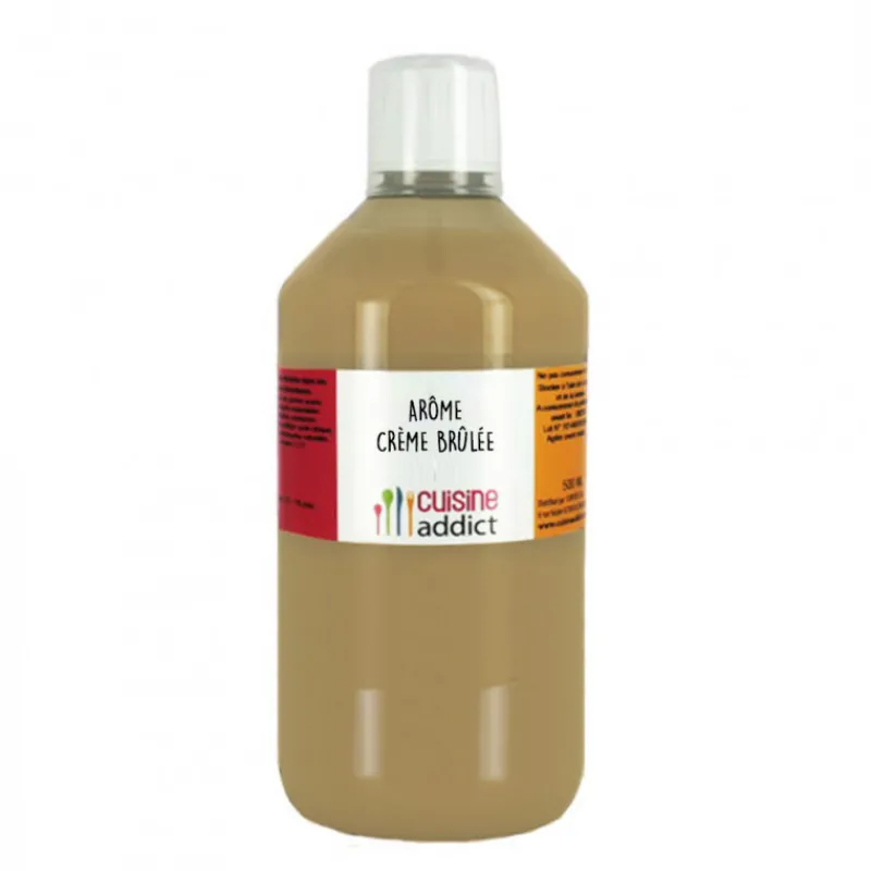 CUISINEADDICT Arômes Alimentaires|Arôme Alimentaire Crème Brûlée 1 L