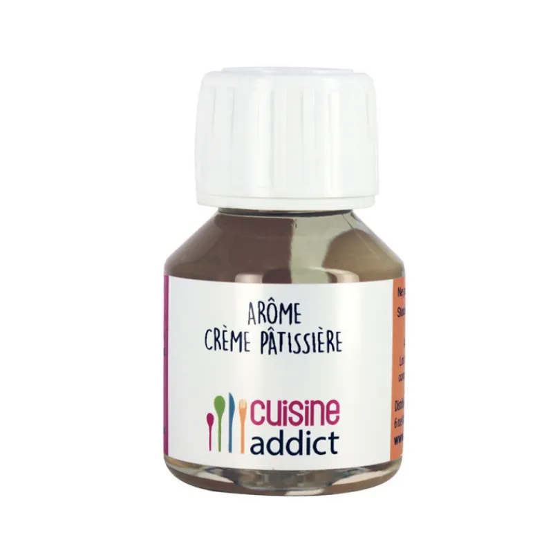 CUISINEADDICT Arômes Alimentaires|Arôme Alimentaire Crème Pâtissière 58 ml