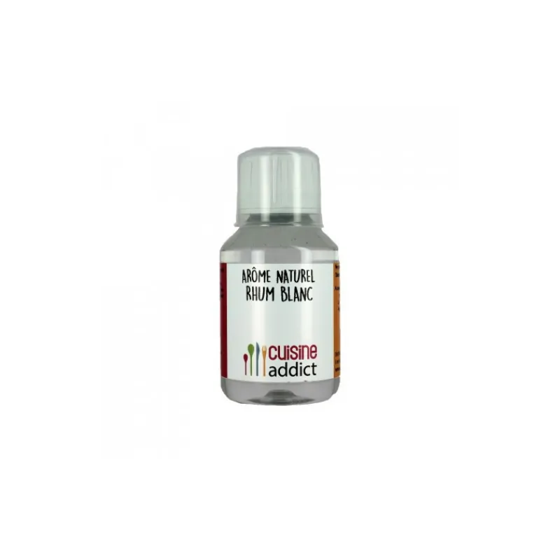 CUISINEADDICT Arômes Alimentaires|Arôme Alimentaire Naturel Rhum Blanc 115 ml