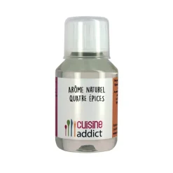 CUISINEADDICT Arômes Alimentaires|Arôme Alimentaire Naturel Quatre Épices 115ml