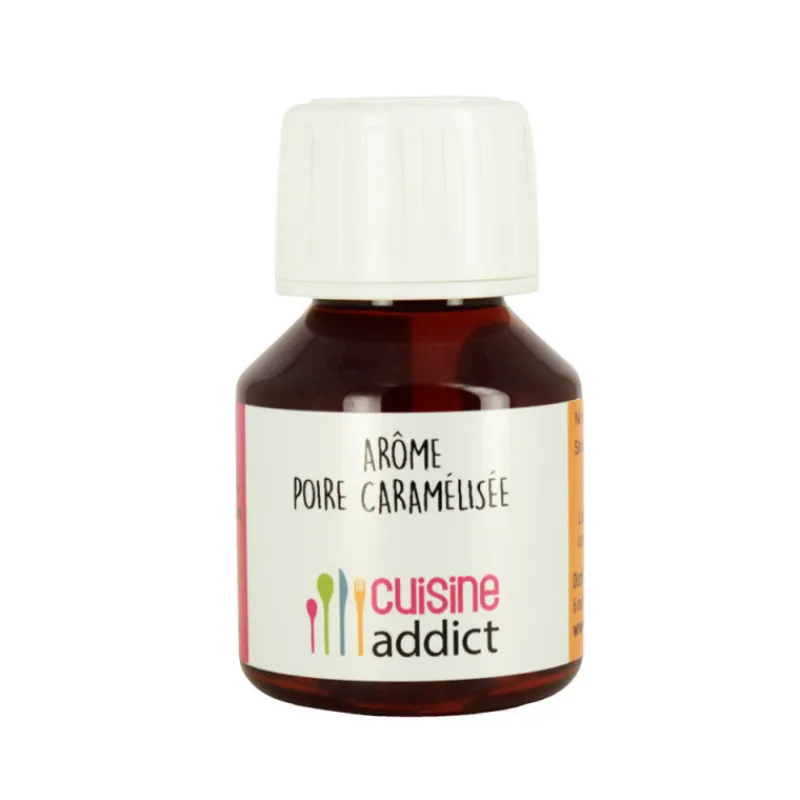 CUISINEADDICT Arômes Alimentaires|Arôme alimentaire Poire caramélisée 58ml