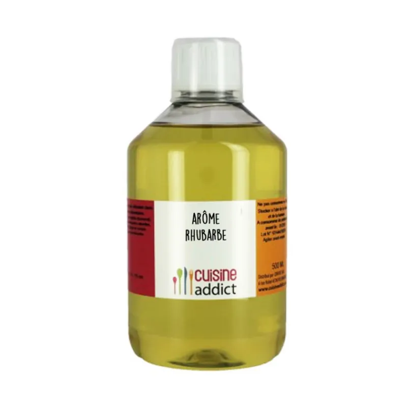 CUISINEADDICT Arômes Alimentaires|Arôme Alimentaire Rhubarbe 500ml