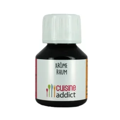 CUISINEADDICT Arômes Alimentaires|Arôme Alimentaire Rhum Brun 58 ml