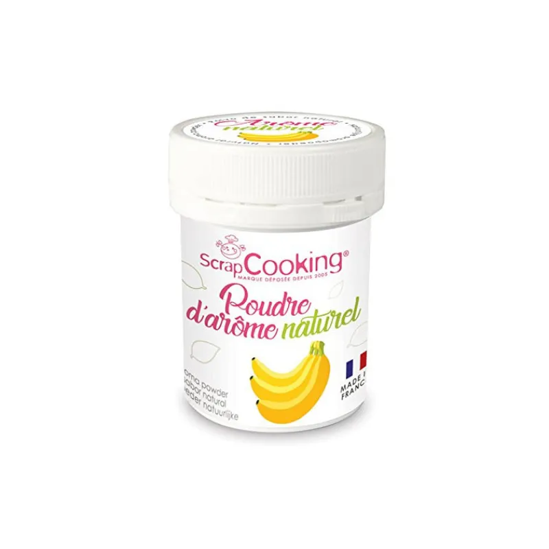 SCRAPCOOKING Arômes Alimentaires|Arôme Naturel en Poudre Banane 15 g
