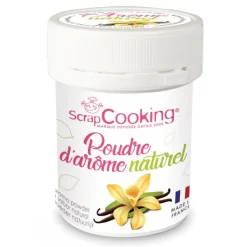 SCRAPCOOKING Arômes Alimentaires|Arôme Naturel en Poudre Vanille 15g