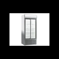 KLIMASAN Buffet Self Service|Armoire à Boisson Réfrigérée Positive 680 L 2 Portes vitrée