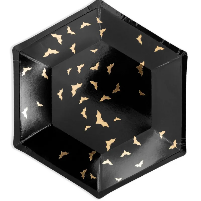 FUNCAKES Vaisselle|Assiettes en Carton Trick Or Treat Halloween PartyDeco (x6)