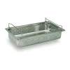 MATFER Bac Gastronorme|Bac Gastronorme|Bac Gastronorme Perforé Anses Panier Inox GN 1/1 H 15cm Bourgeat