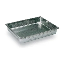 MATFER Bac Gastronorme|Bac Gastronorme|Bac Gastronorme Perforé GN 2/1 H 10cm Bourgeat