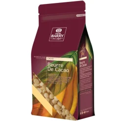 BARRY Produits Pâtisserie|Chocolat De Couverture|Beurre de Cacao 1kg