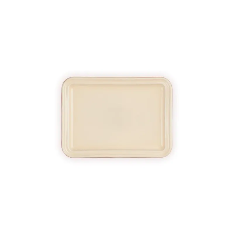 LE CREUSET Servir, Présenter|Beurrier Céramique avec Couvercle Cerise