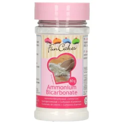 FUNCAKES Levures|Additifs Alimentaires|Bicarbonate d'Ammonium 80g