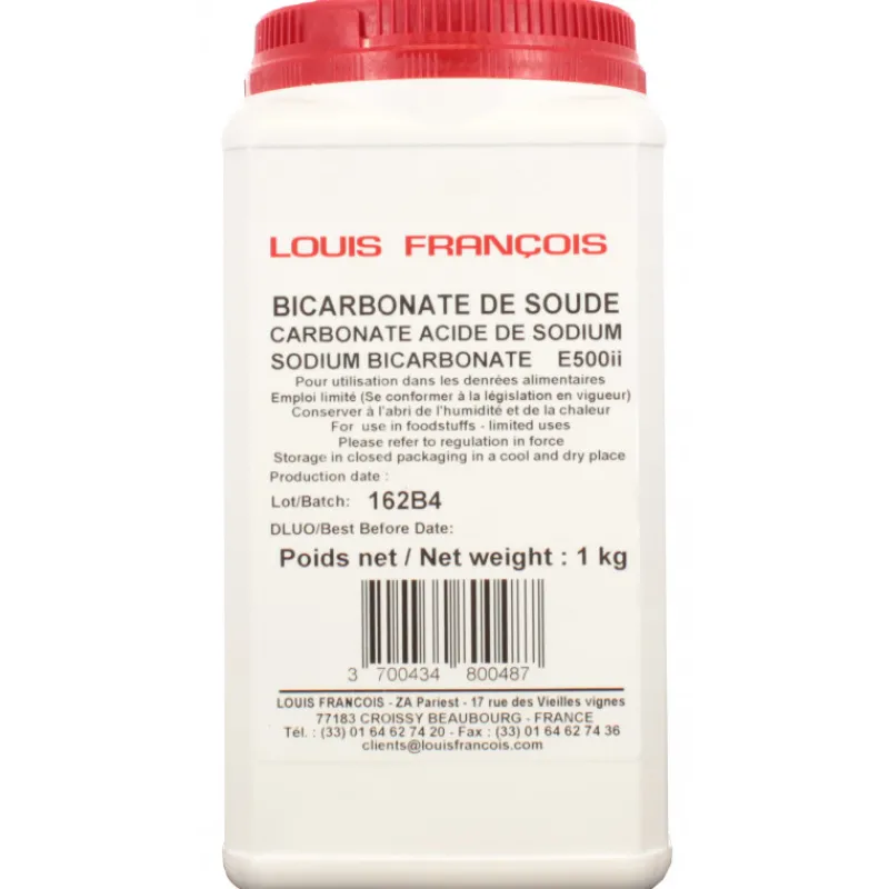 LOUIS FRANCOIS Levures|Additifs Alimentaires|Bicarbonate de Soude 1 kg Louis François