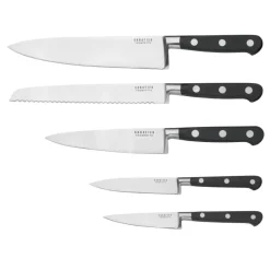 SABATIER TROMPETTE Rangement Couteaux|Couteau À Pain|Bloc à Couteaux + 5 Couteaux Richardson