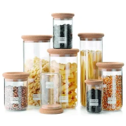 BODUM Conservation|Bocal en Verre 2,0 L Bouchon en liège Yohki