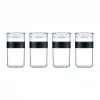 BODUM Conservation|Bocal Plastique 250 ml avec Couvercle (x4) PRESSO