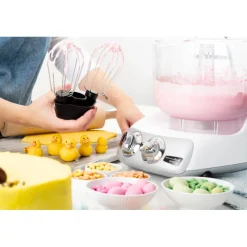 ANKARSRUM Robot Pâtissier|Bol Plastique 3L + 1 batteur double + 2 batteurs plats