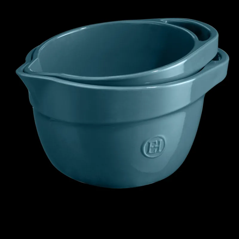 EMILE HENRY Bassines De Cuisine|Bol Pâtissier en Céramique 3,5 L Feu Doux