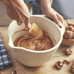 EMILE HENRY Bassines De Cuisine|Bol Pâtissier en Céramique 2,5 L Argile