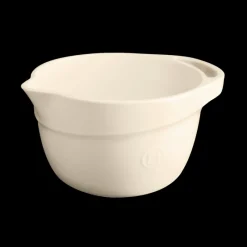 EMILE HENRY Bassines De Cuisine|Bol Pâtissier en Céramique 3,5 L Argile