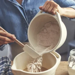 EMILE HENRY Bassines De Cuisine|Bol Pâtissier en Céramique 3,5 L Argile