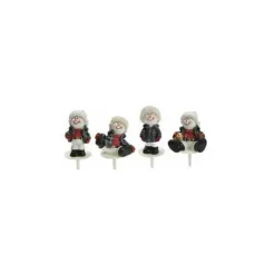 MALLARD FERRIERE Décoration Gâteau|Bonhomme de Neige Doudoune Sujet Résine x50