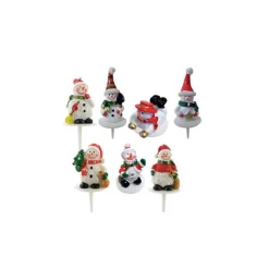 CUISINEADDICT Décoration Gâteau|Bonhomme de Neige Sujet Résine x50