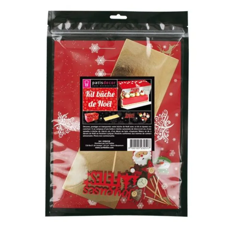 GATODECO Emballage Alimentaire|Boîte à Bûche et Accessoires Patisdécor