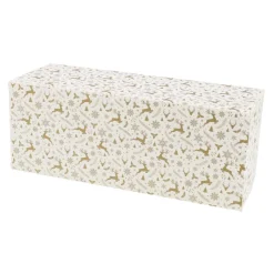 CUISINEADDICT Emballage Alimentaire|Boîte à Bûche Isotherme 25x11cm Étoiles (x25)