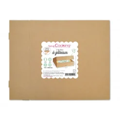 SCRAPCOOKING Emballage Alimentaire|Boîte à Gâteau en Carton 32 x 32 x 8 cm (x2 )