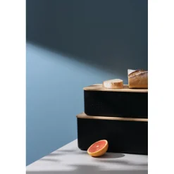 BODUM Conservation|Boîte à Pain 29 x 19 cm x H 11 cm Noir BISTRO