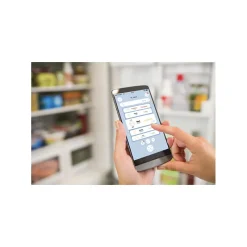 MASTRAD Conservation|Boîte de Conservation Connectée avec Compartiments 1,45 L Bleu Stor'eat