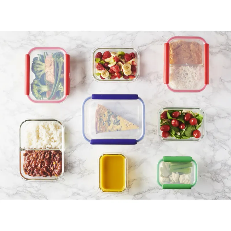 MASTRAD Conservation|Boîte de Conservation Connectée 1,04 L Rouge Stor'eat