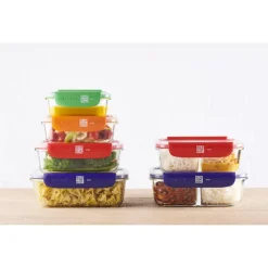 MASTRAD Conservation|Boîte de Conservation Connectée 370 ml Vert Stor'eat