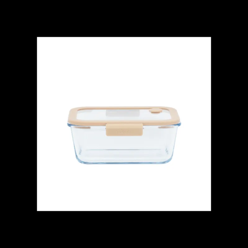 PEBBLY Conservation|Boîte de Conservation en Verre Sous-Vide 1900 ml