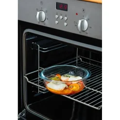 PYREX Conservation|Boîte de Conservation en Verre Ronde 20 cm 1,1 L Cook & Heat