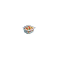 CUISINEADDICT Conservation|Boîte Plastique avec Couvercle 500 ml 14,2 x 12,3 cm x H 8,8 cm (x50) Ondipack