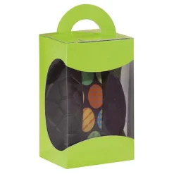 CUISINEADDICT Emballage Alimentaire|Boîte pour Oeuf en Chocolat 13,5x13,5x22 cm (x25)