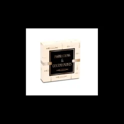 CUISINEADDICT Emballage Alimentaire|Boîte pâtissière Inspirations et Gourmandises - 16 x H 5 cm - (x50)