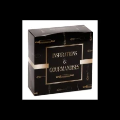 CUISINEADDICT Emballage Alimentaire|Boîte pâtissière Inspirations et Gourmandises - 32 x H 8 cm - (x50)