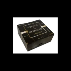 CUISINEADDICT Emballage Alimentaire|Boîte pâtissière Inspirations et Gourmandises - 32 x H 8 cm - (x50)